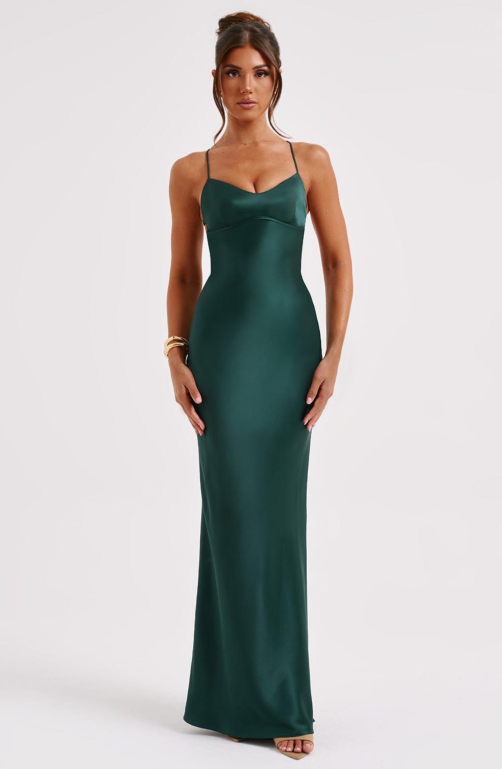 Malika Maxi Dress - Emerald Product Image