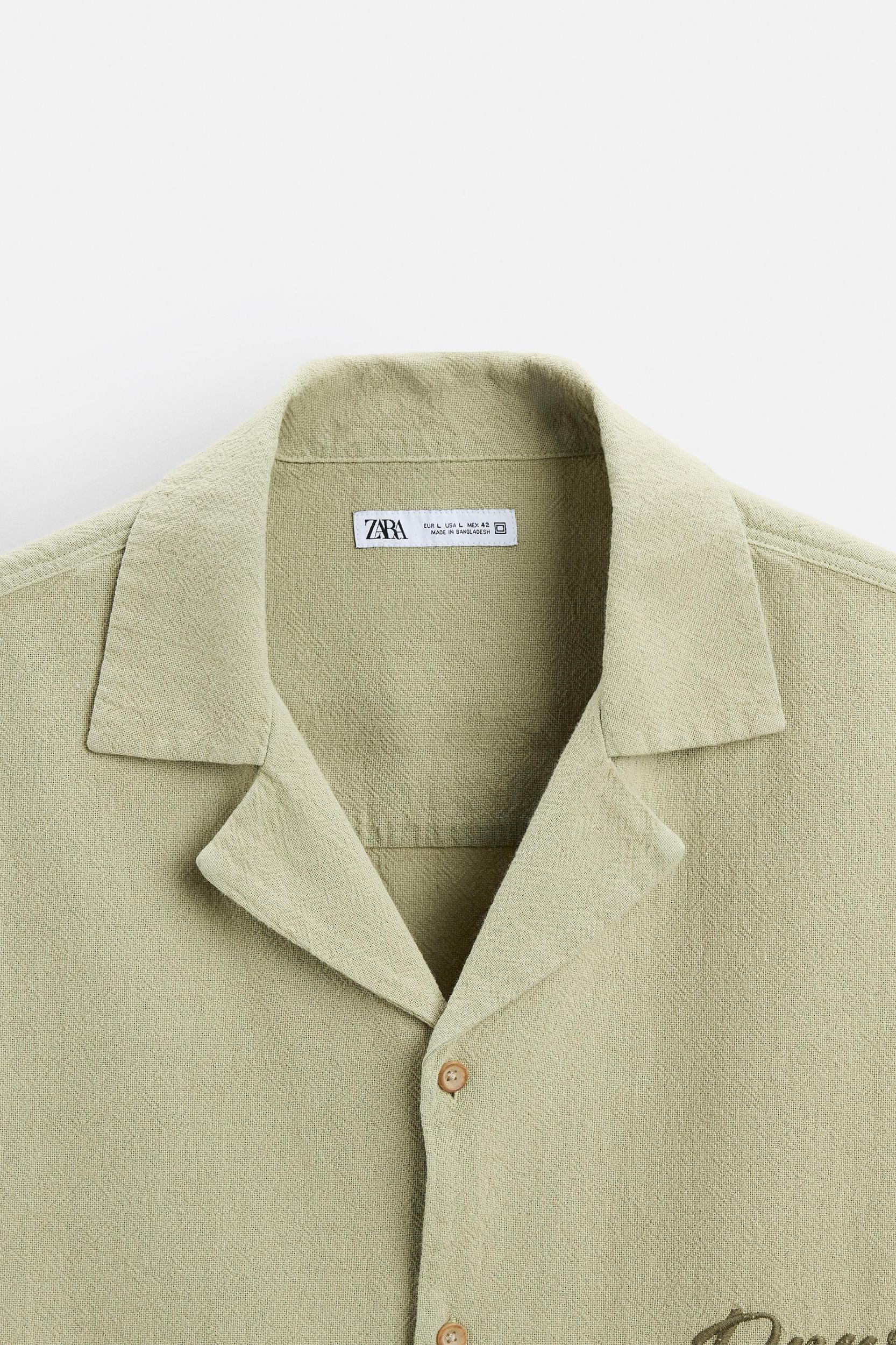 STRUCTURED EMBROIDERED SHIRT Product Image