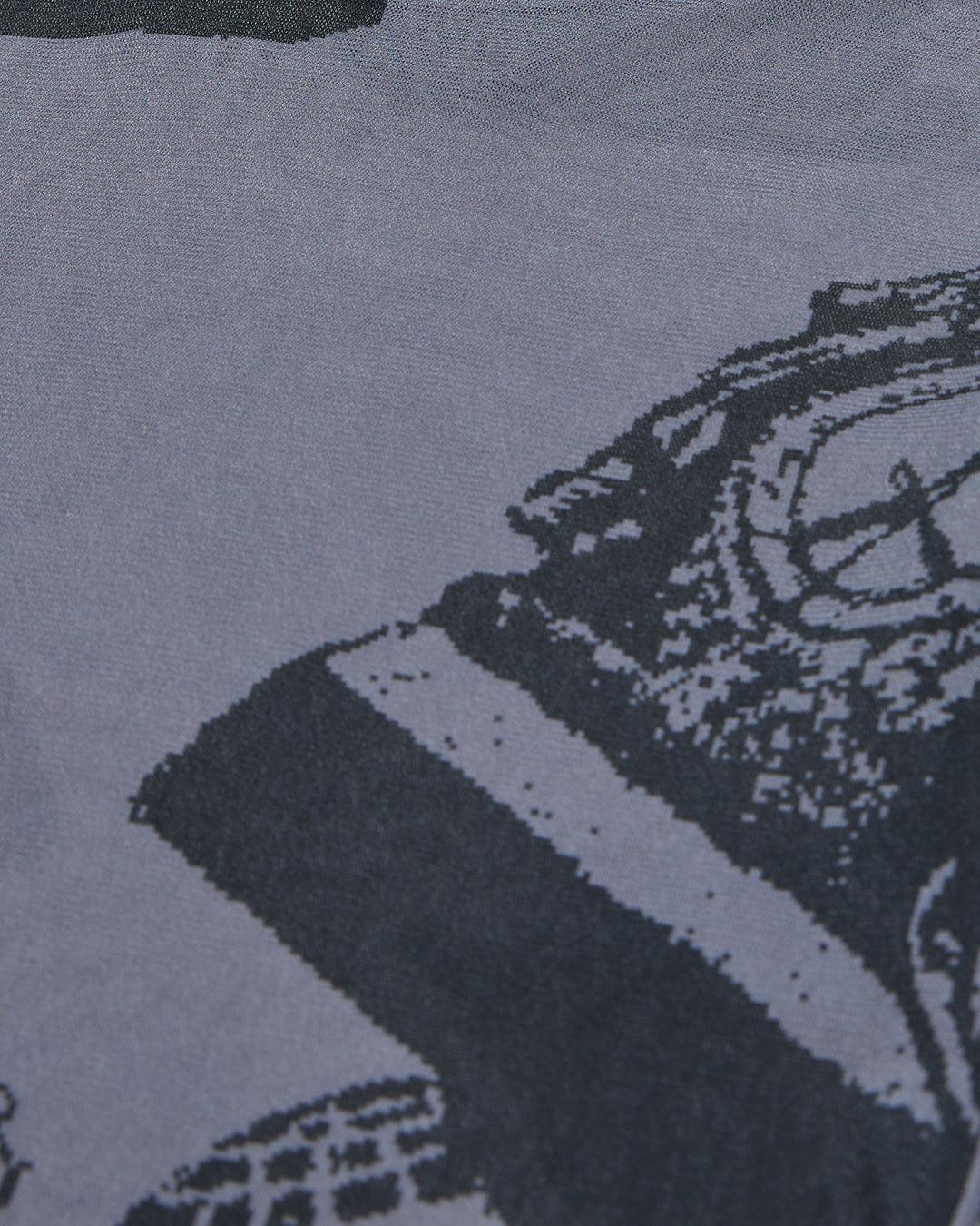 5-7-5 Mesh Long Sleeve Top - Boulevard Product Image