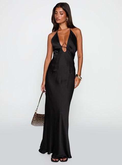 Yasminn Maxi Dress Black Product Image