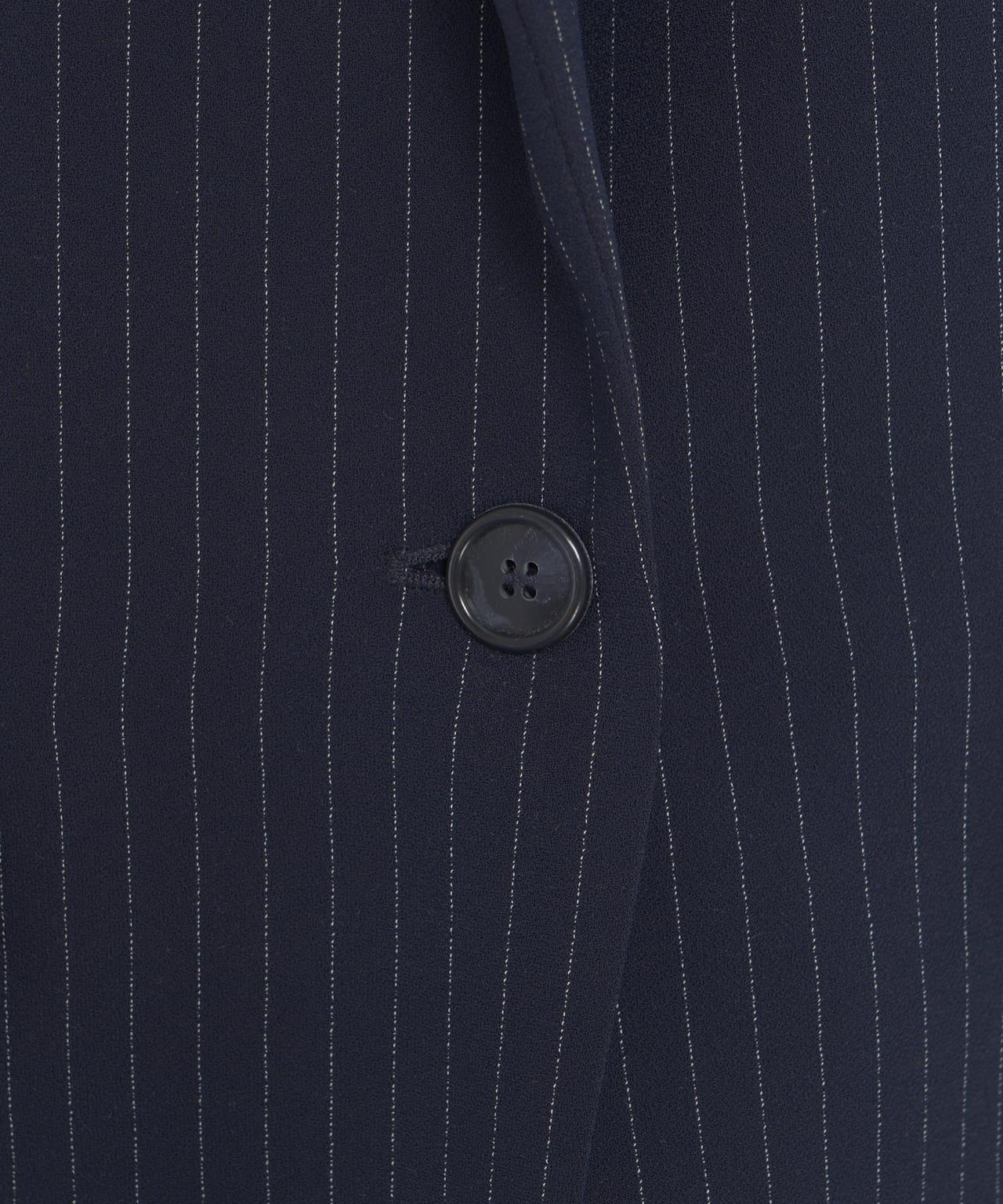 Single-breasted blazer with contrasting material Product Image