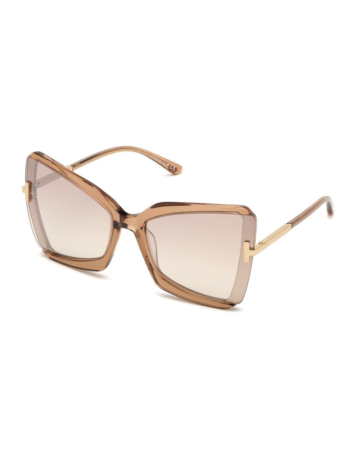 Womens Gia 63MM Butterfly Sunglasses Product Image