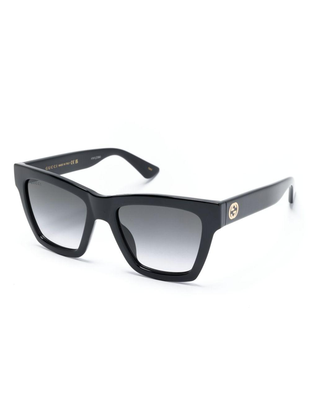 square-frame gradient sunglasses Product Image