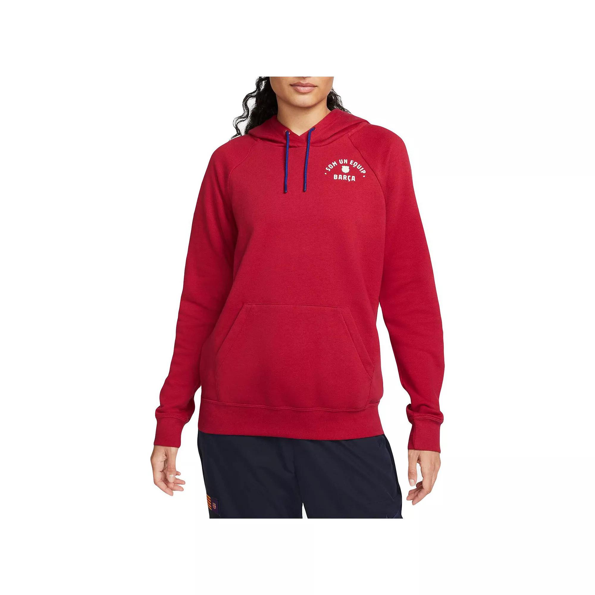 Women's Nike Red Barcelona Essential Pullover Hoodie,  Product Image