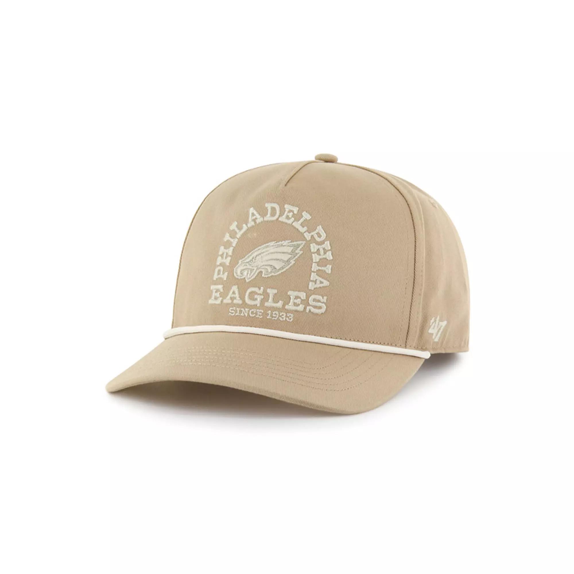Men's '47 Khaki Philadelphia Eagles Canyon Ranchero Hitch Adjustable Hat, Beig K Product Image