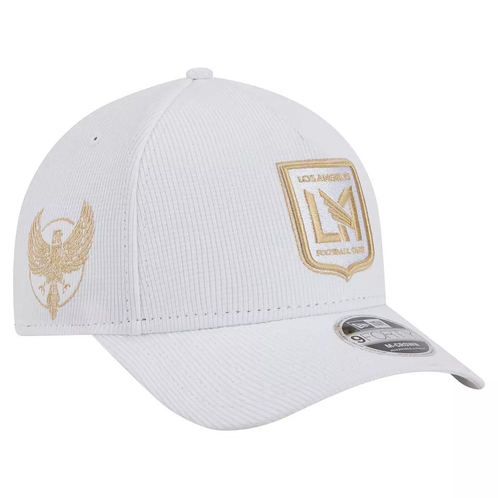 Men's New Era White LAFC 2025 Jersey Hook 9FORTY M-Crown Adjustable Hat, Lfc White Product Image