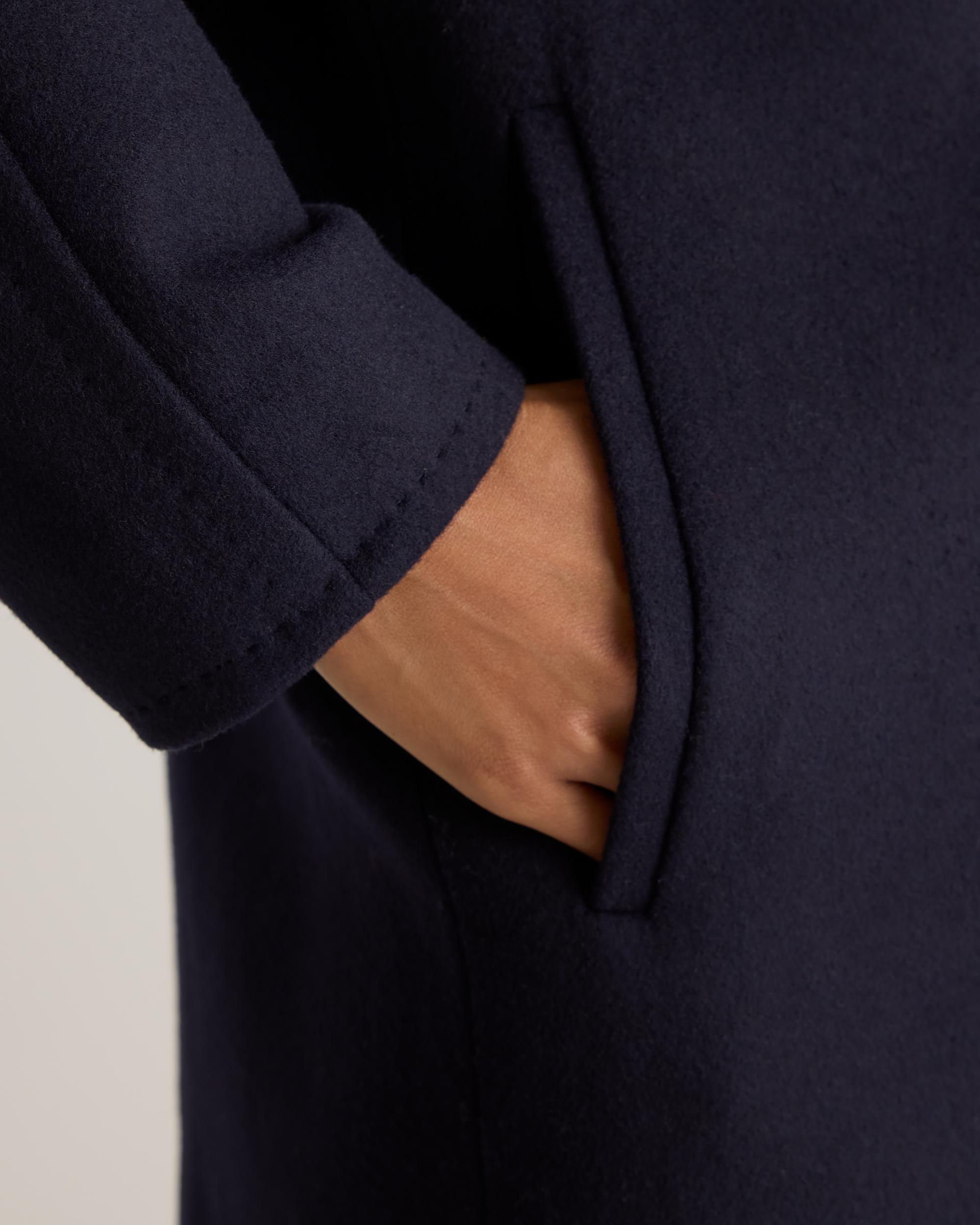 Quince | Women's Italian Wool Double-Breasted Slouch Coat Size XS Product Image