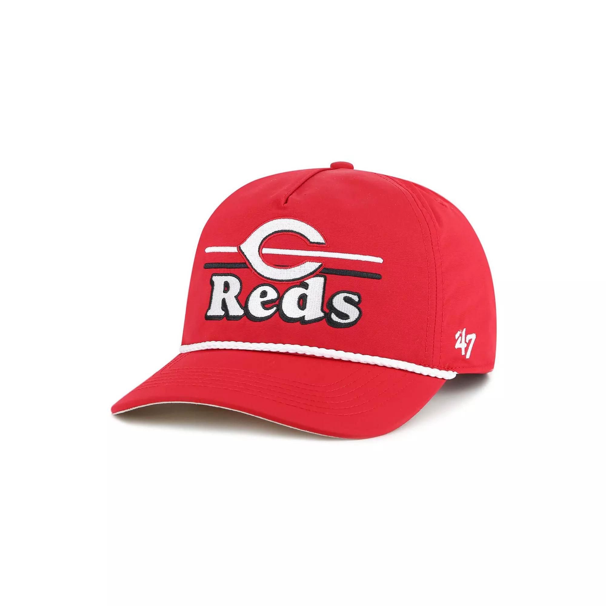 Men's '47 Red Cincinnati Reds Campscape Hitch Adjustable Hat, Red Red Product Image