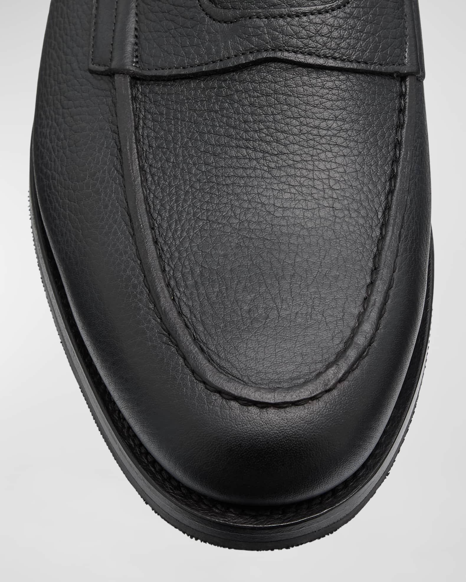 Mens Grandioso Grained Calfskin Gancini Loafer Product Image