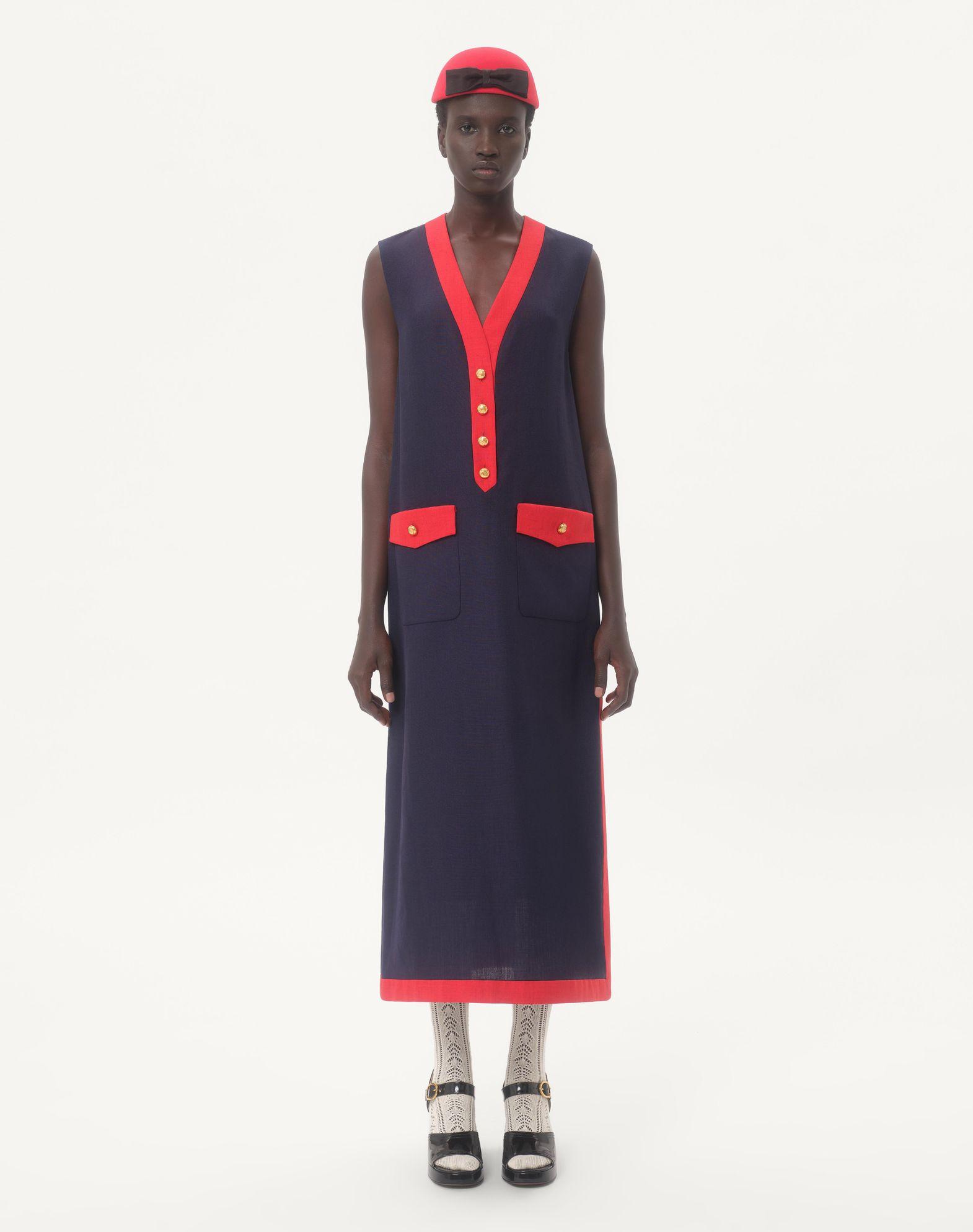 Viscose Linen Midi Dress Product Image