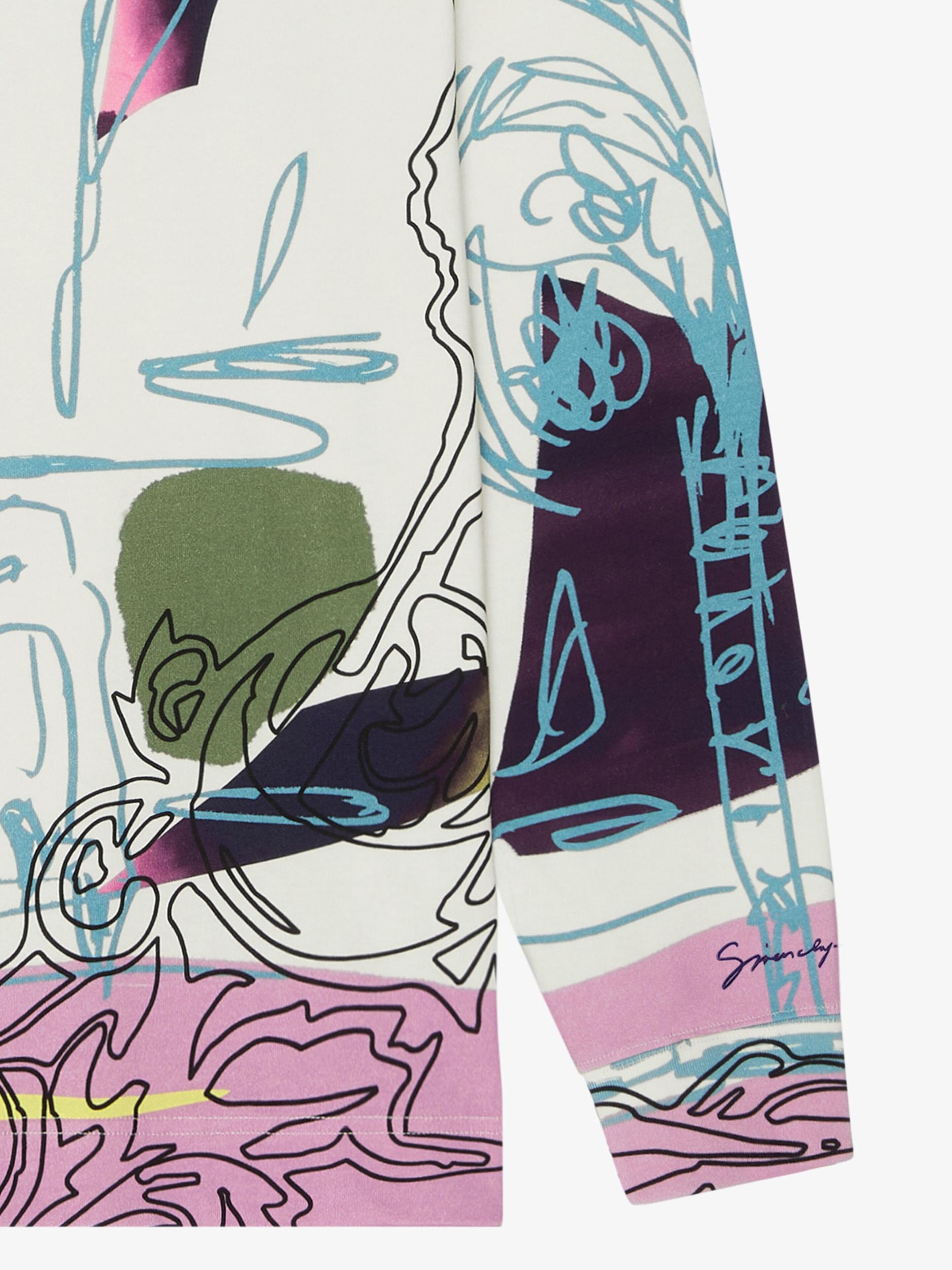 Printed multicolor t-shirt in cotton Product Image