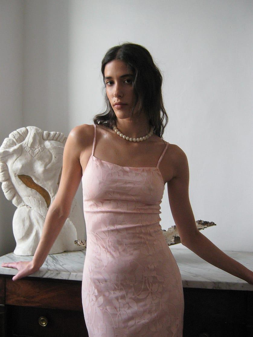 Sheer Flower Dress Product Image