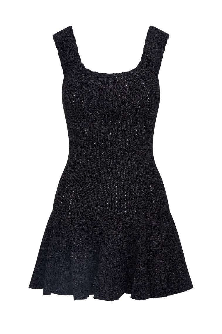 Maryanne Metallic Knit Mini Dress Product Image