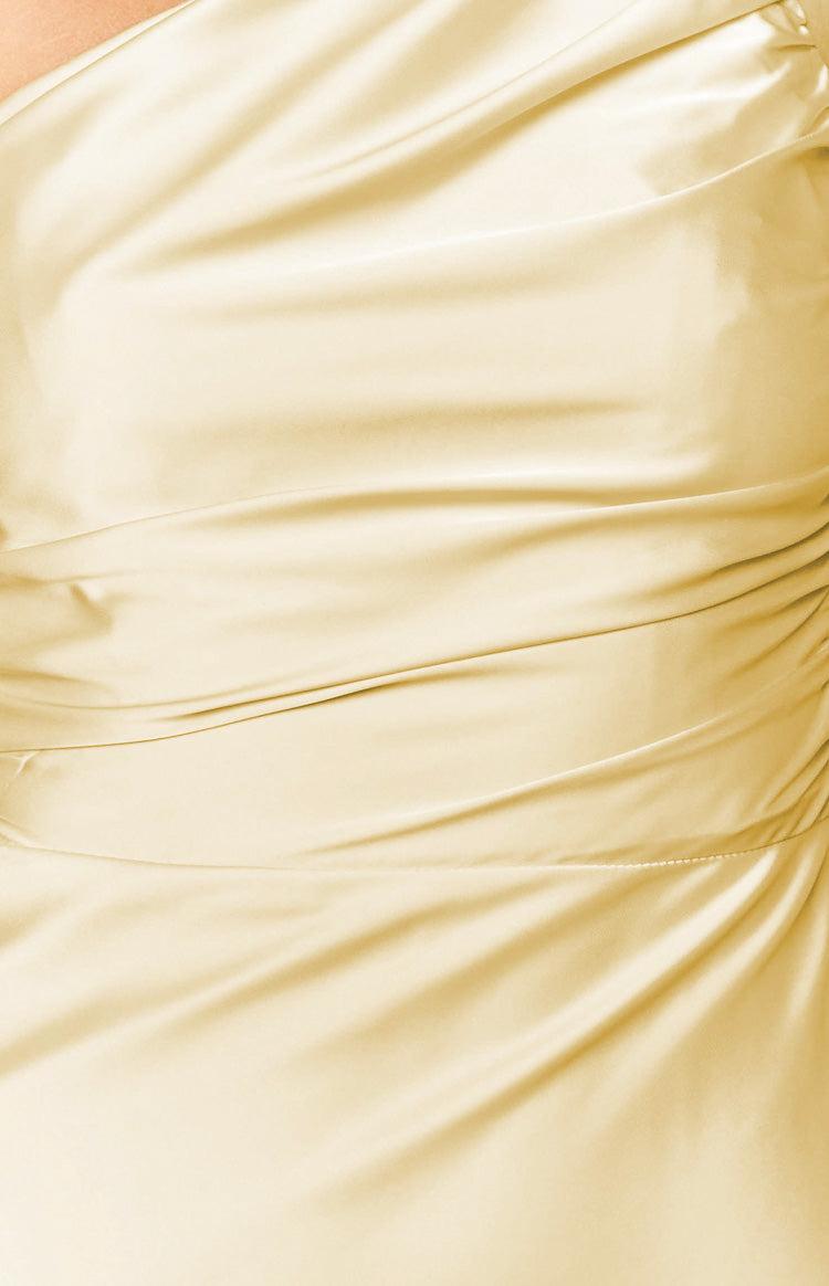 Tina Yellow Formal Maxi Dress Product Image