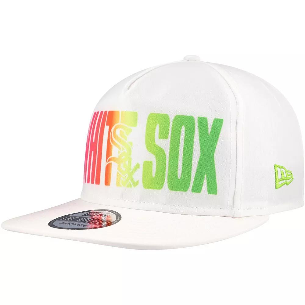 Men's New Era White Chicago White Sox Spring Spectrum Golfer Snapback Hat Product Image