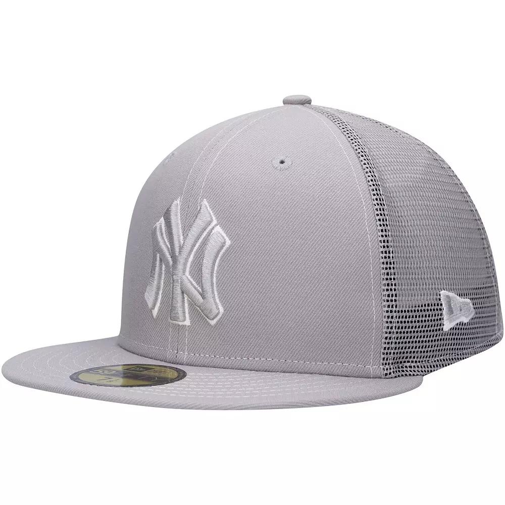 Men's New Era  Gray New York Yankees 2023 On-Field Batting Practice 59FIFTY Fitted Hat, Size: 7 1/4, Grey Product Image