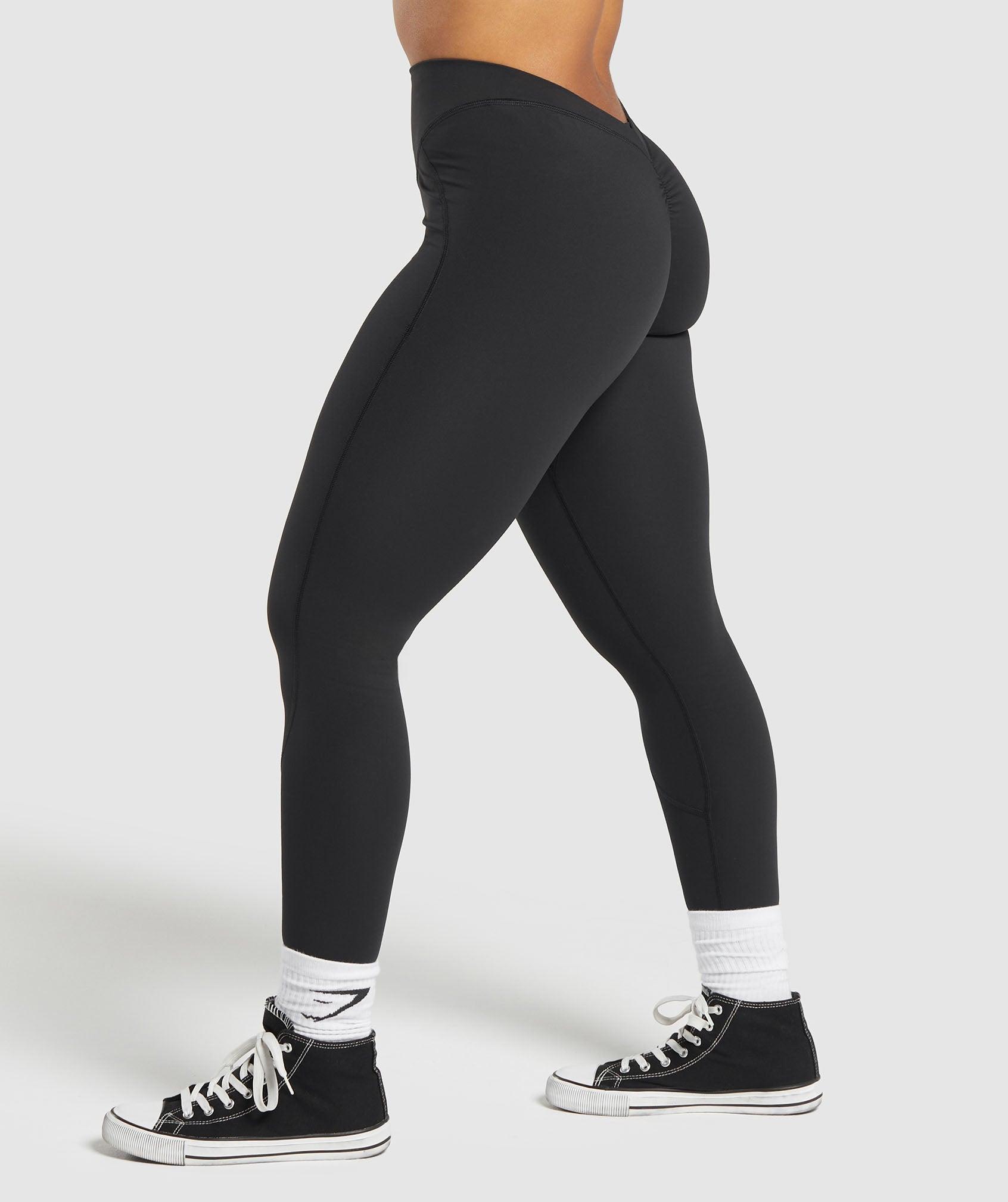 Lifting Dipped Waistband Leggings Product Image