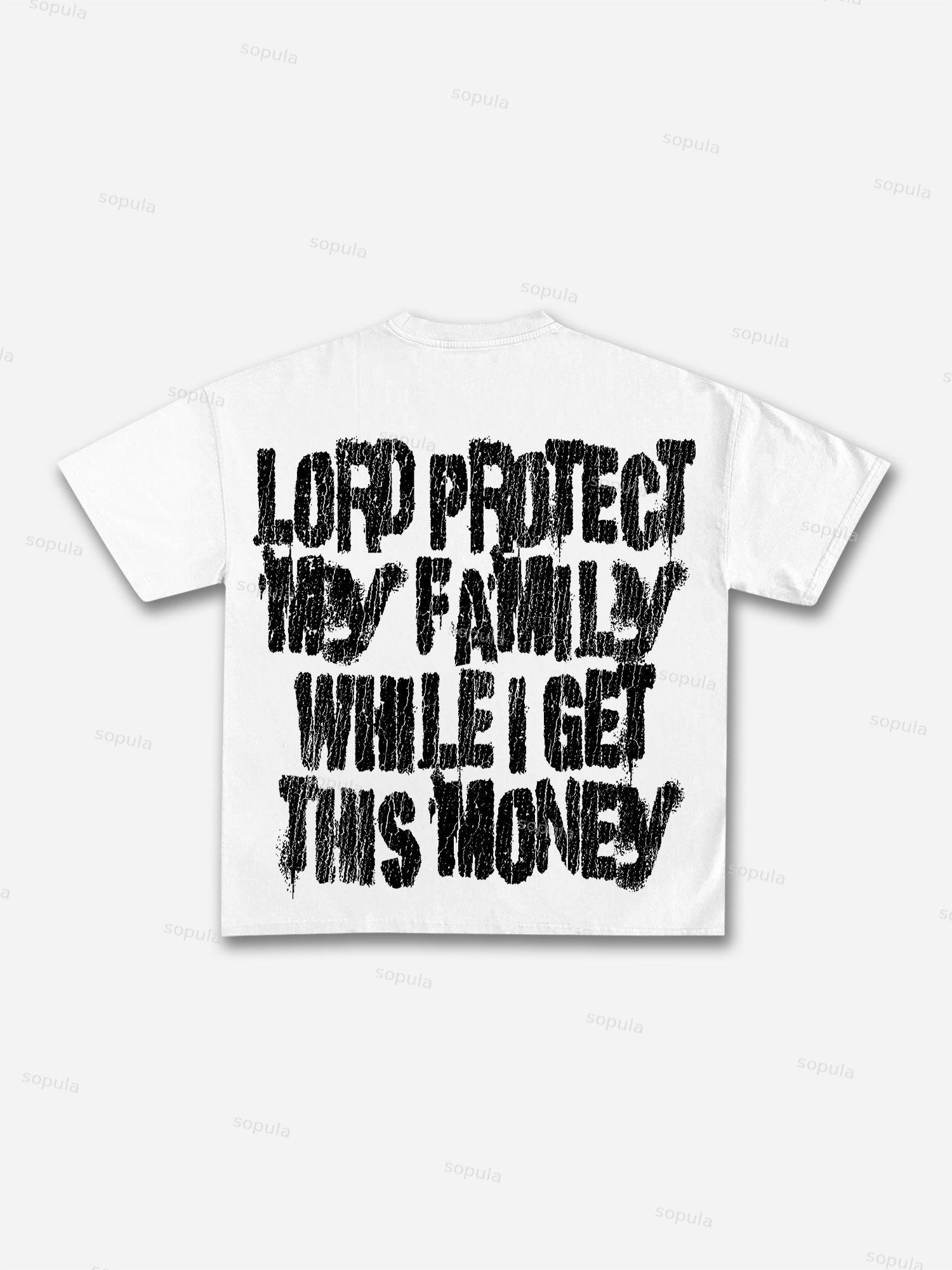 Get Rich Street Graphic Print Cotton T-shirt Product Image