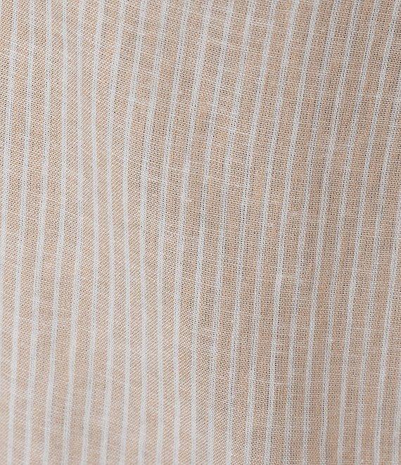 Westbound Plus Size Stripe Print 3/4 Sleeve V-Neck Top Product Image