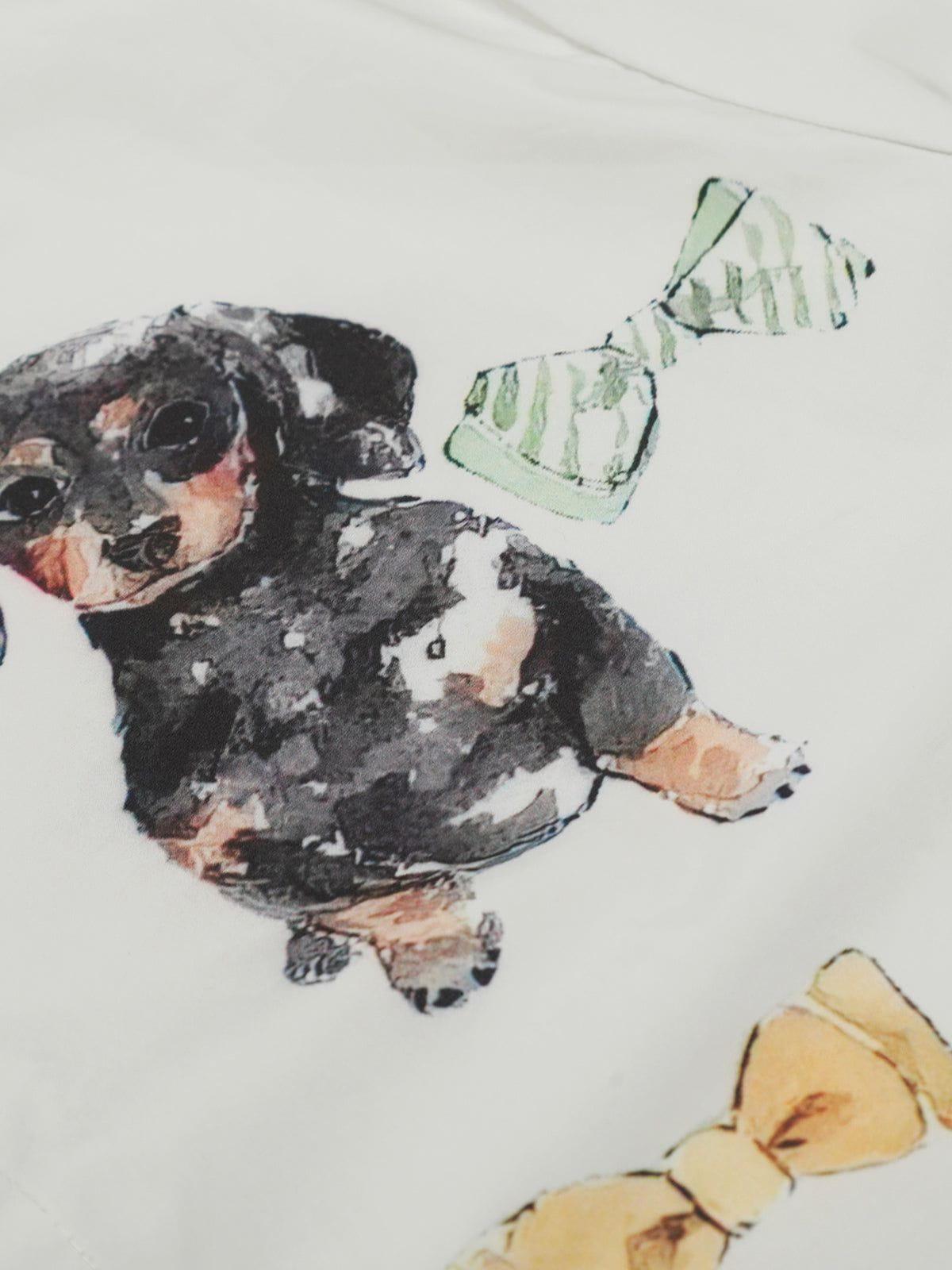 Aelfric Eden Cartoon Puppy Short Sleeve Shirt Product Image