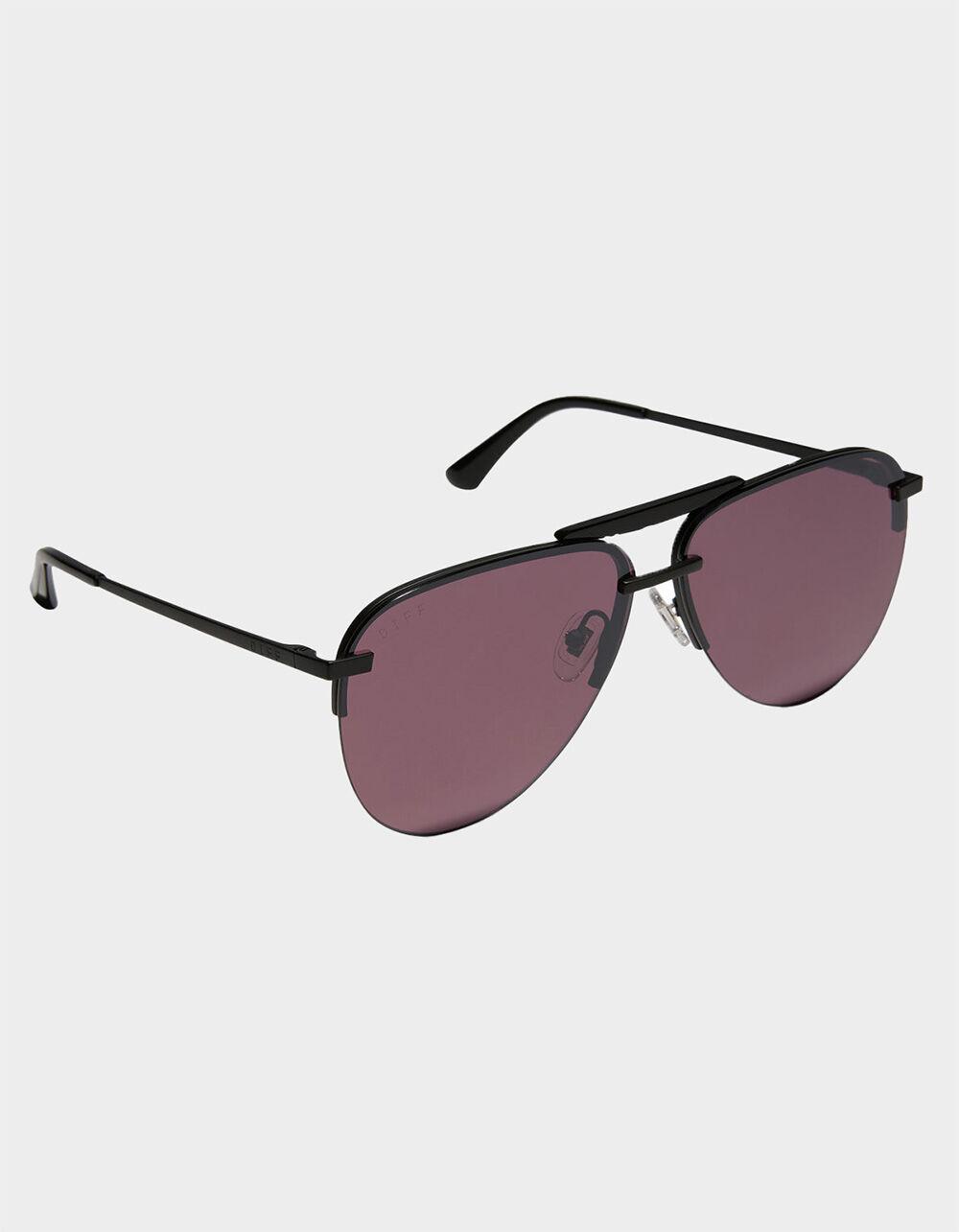 DIFF EYEWEAR Tahoe Sunglasses - BLACK/BURGANDY Product Image