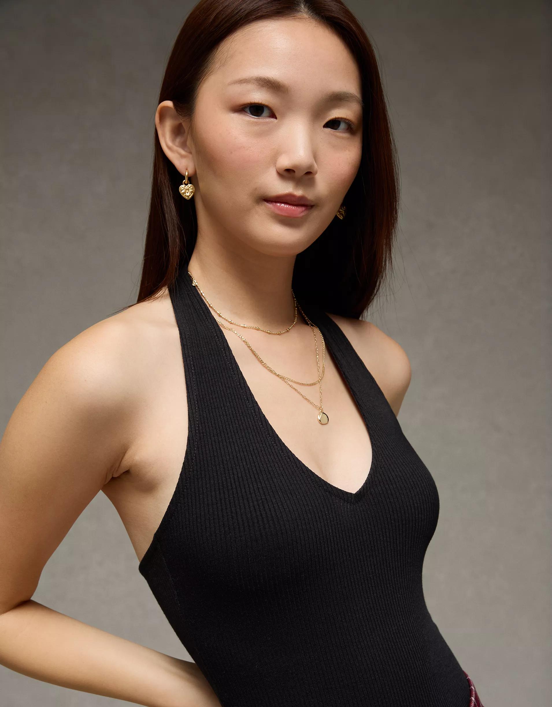 AE Halter V-Neck Bodysuit Product Image