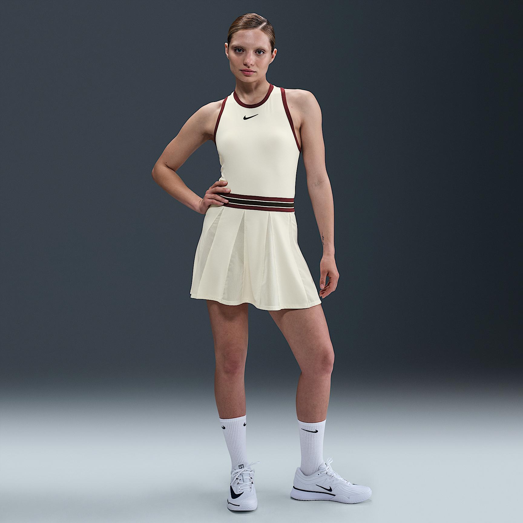 Nike Womens Court Slam Dri-FIT Tennis Dress | FZ6742-110 Product Image