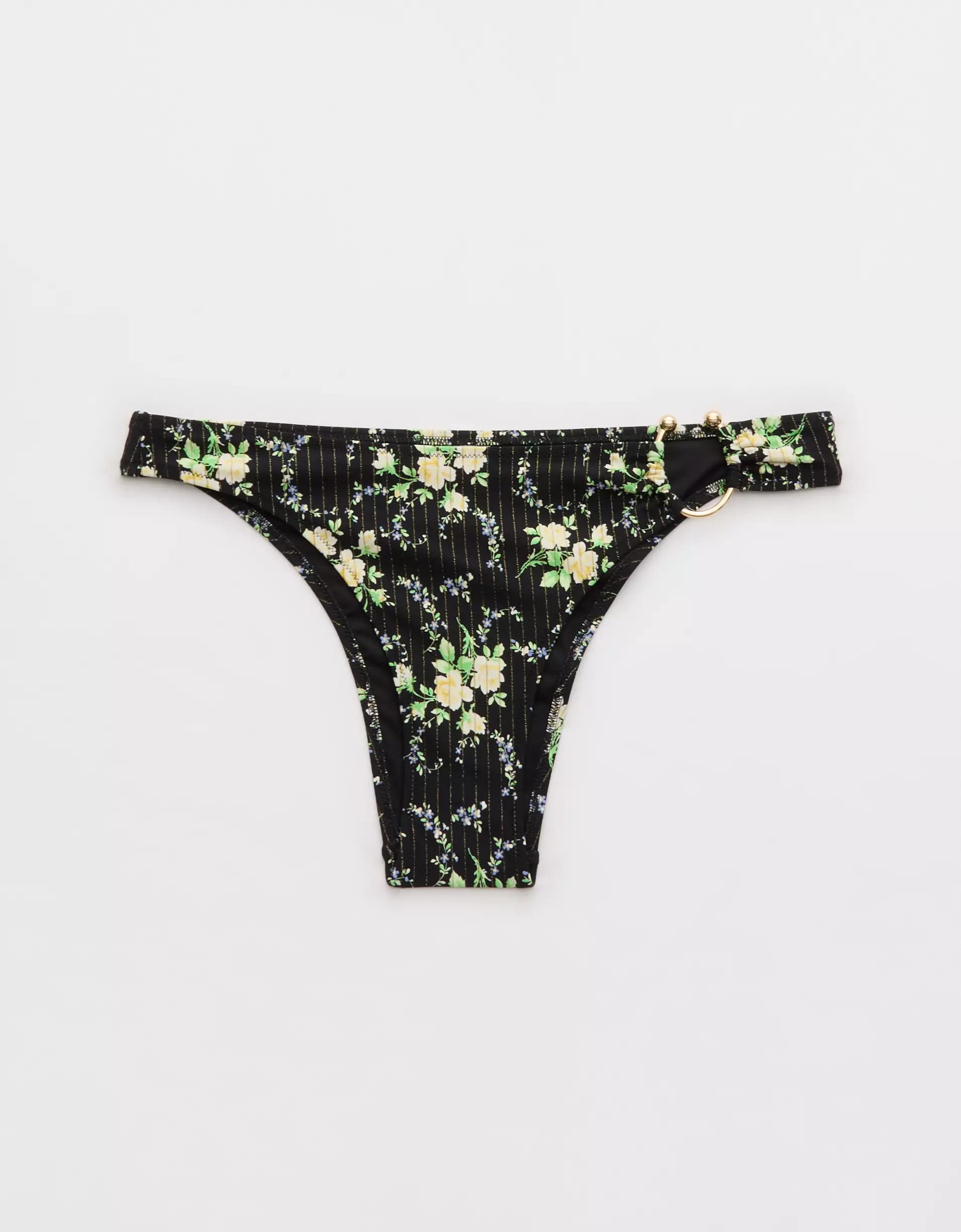 Aerie High Leg Cheeky Bikini Bottom Product Image