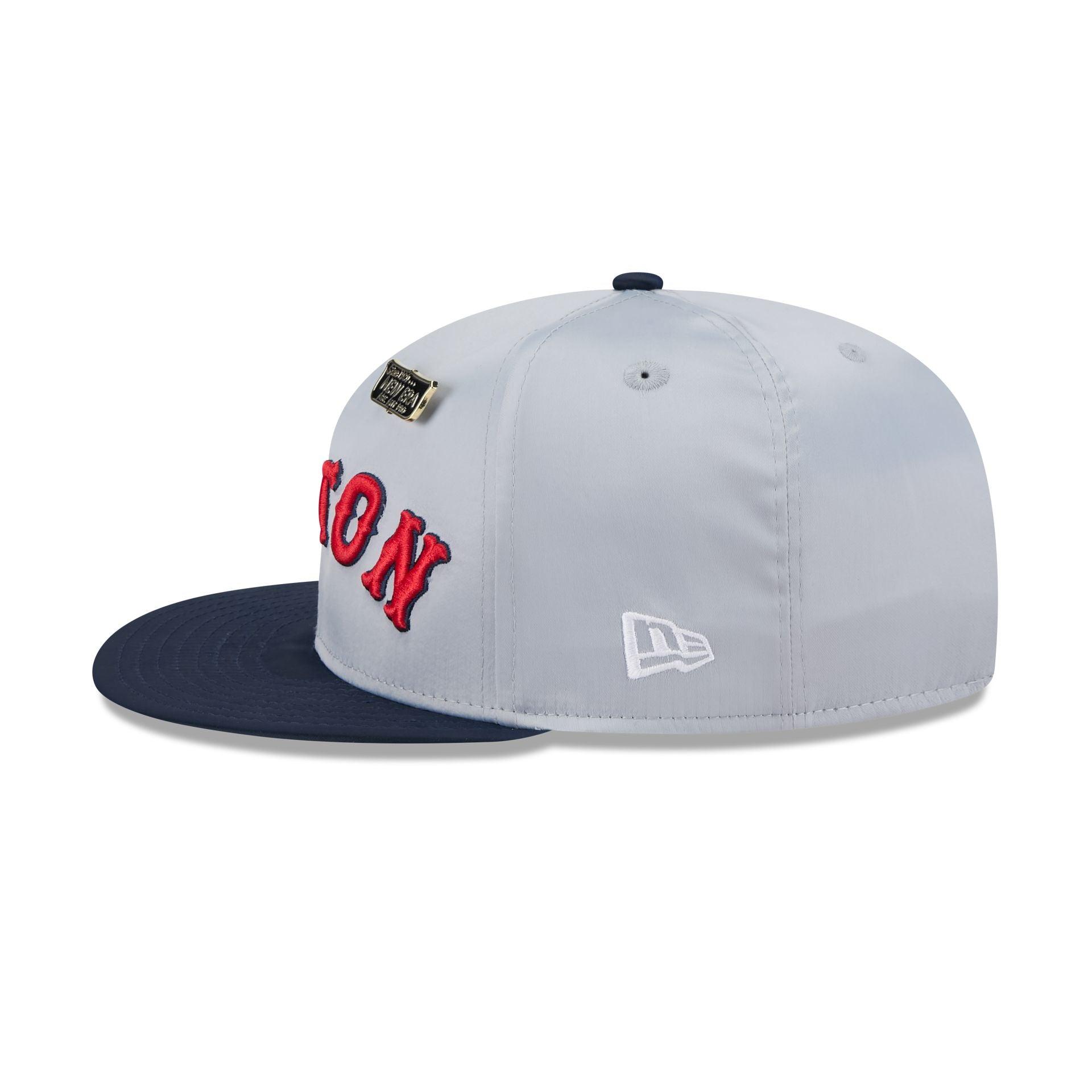 Boston Red Sox Satin Pin 9FIFTY Snapback Hat Male Product Image