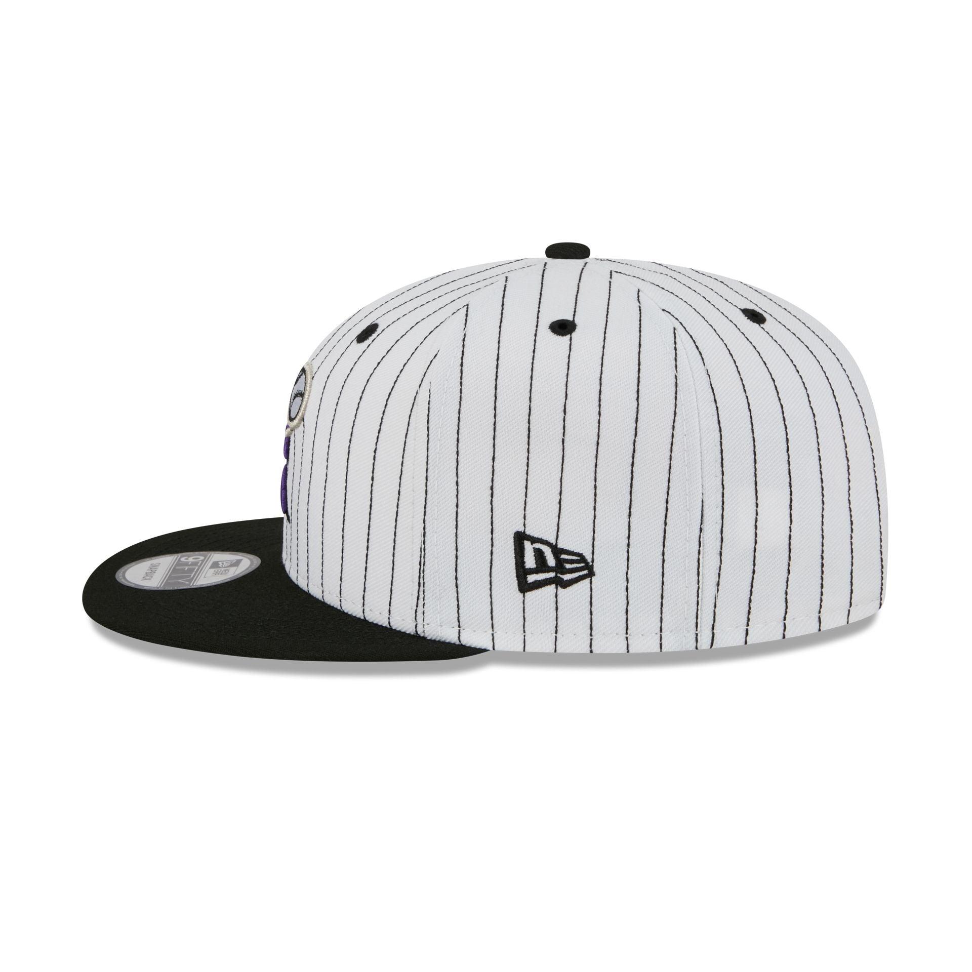 Colorado Rockies Deceptor Pinstripe 9FIFTY Snapback Hat Male Product Image