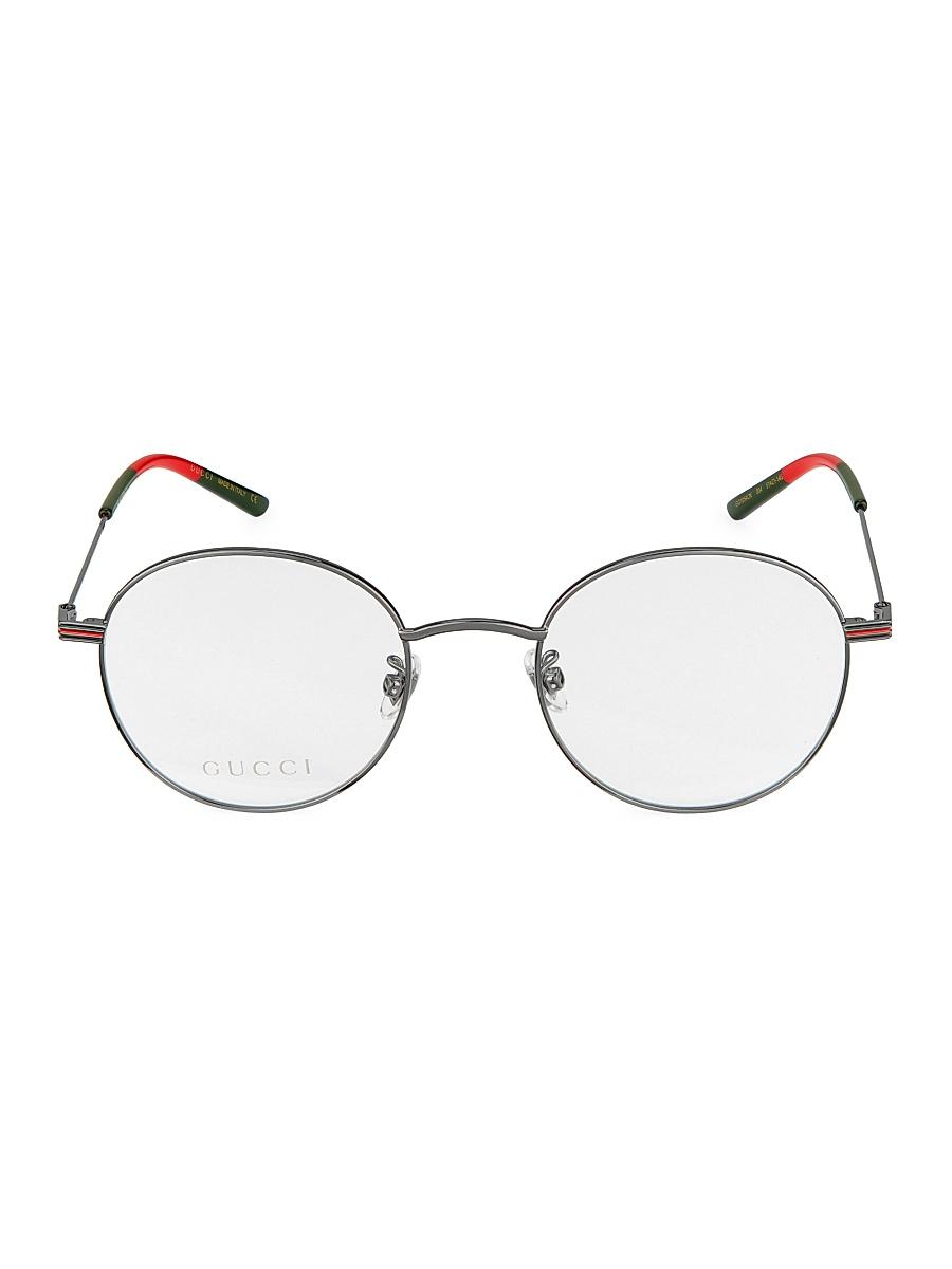 Mens 51MM Round Optical Glasses Product Image