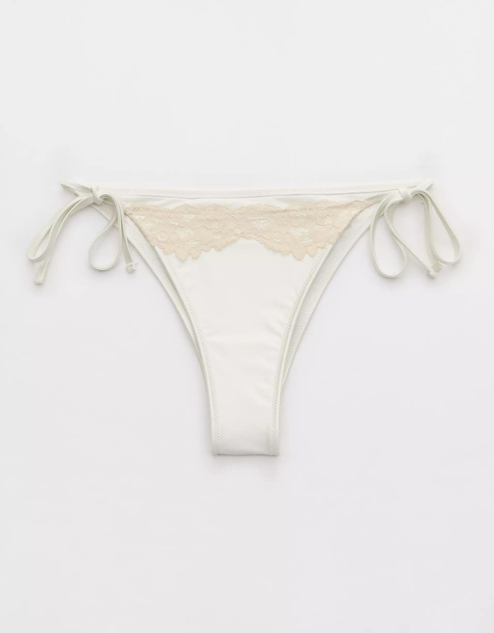 Aerie The Sunbun Shine Lace Bikini Bottom Product Image