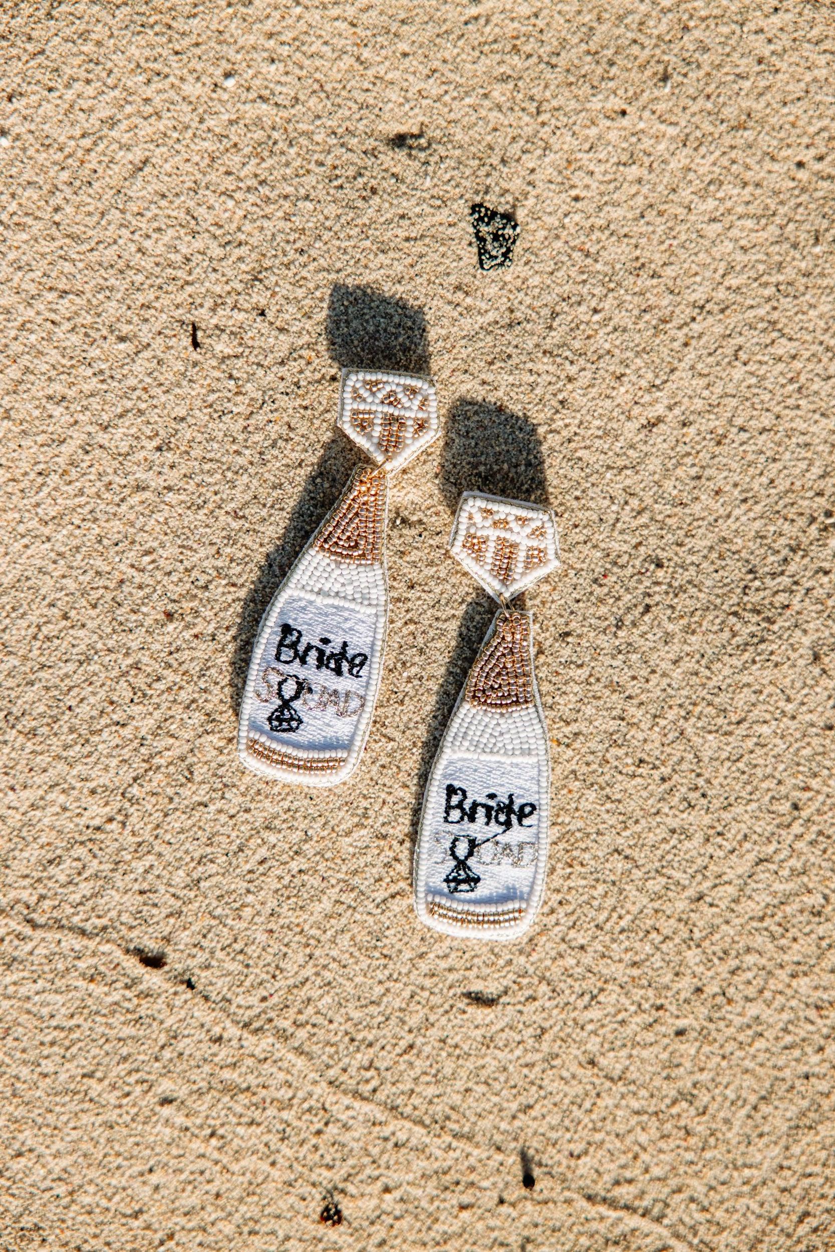 Bride and Bubbles White Earrings Female Product Image