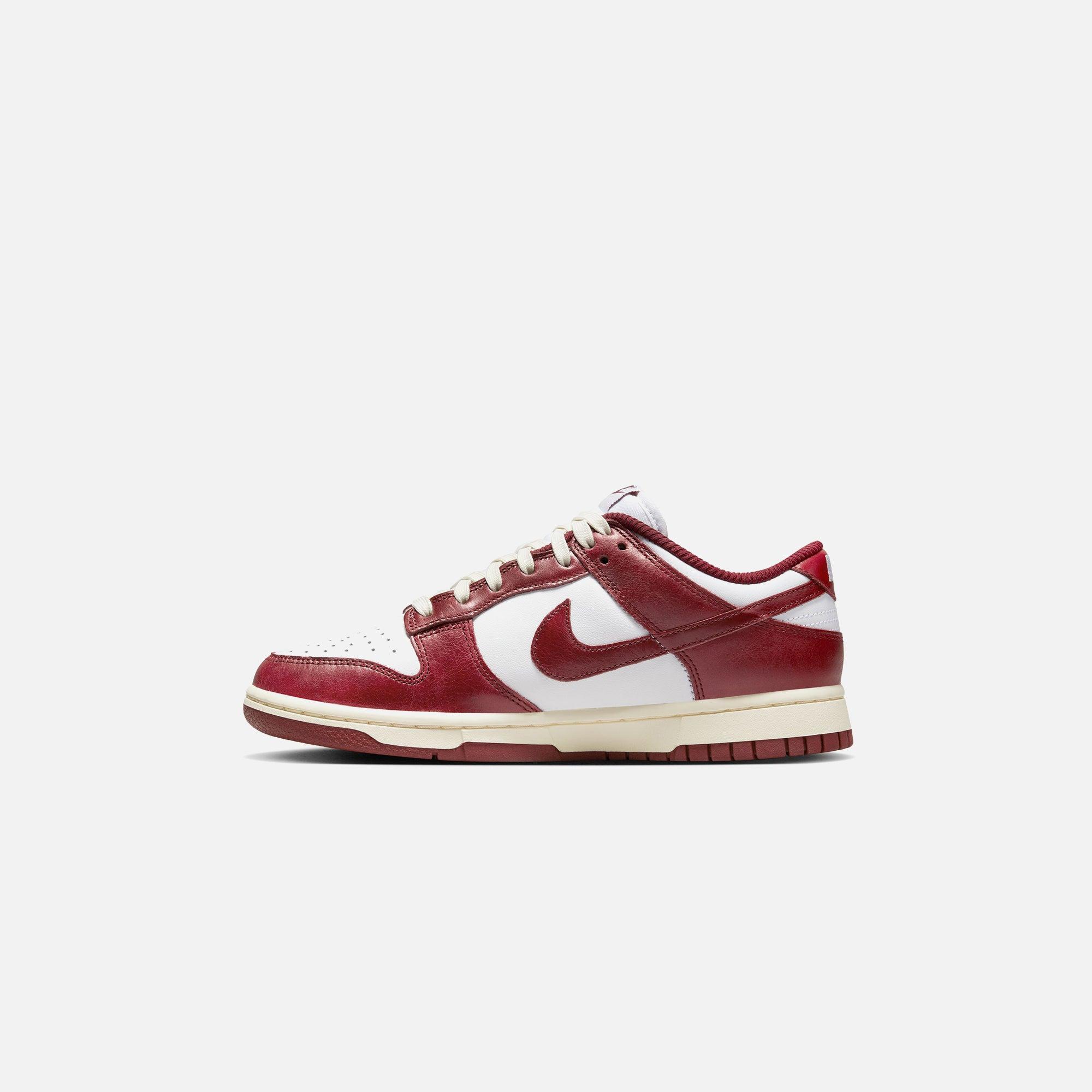 Nike WMNS Dunk Low PRM - White / Team Red / Coconut Milk Female Product Image