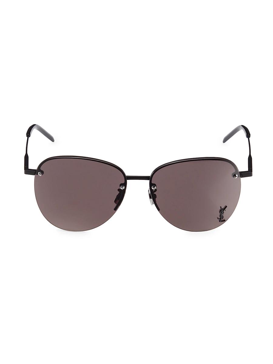 Womens Monogram Pin 61MM Aviator Sunglasses Product Image