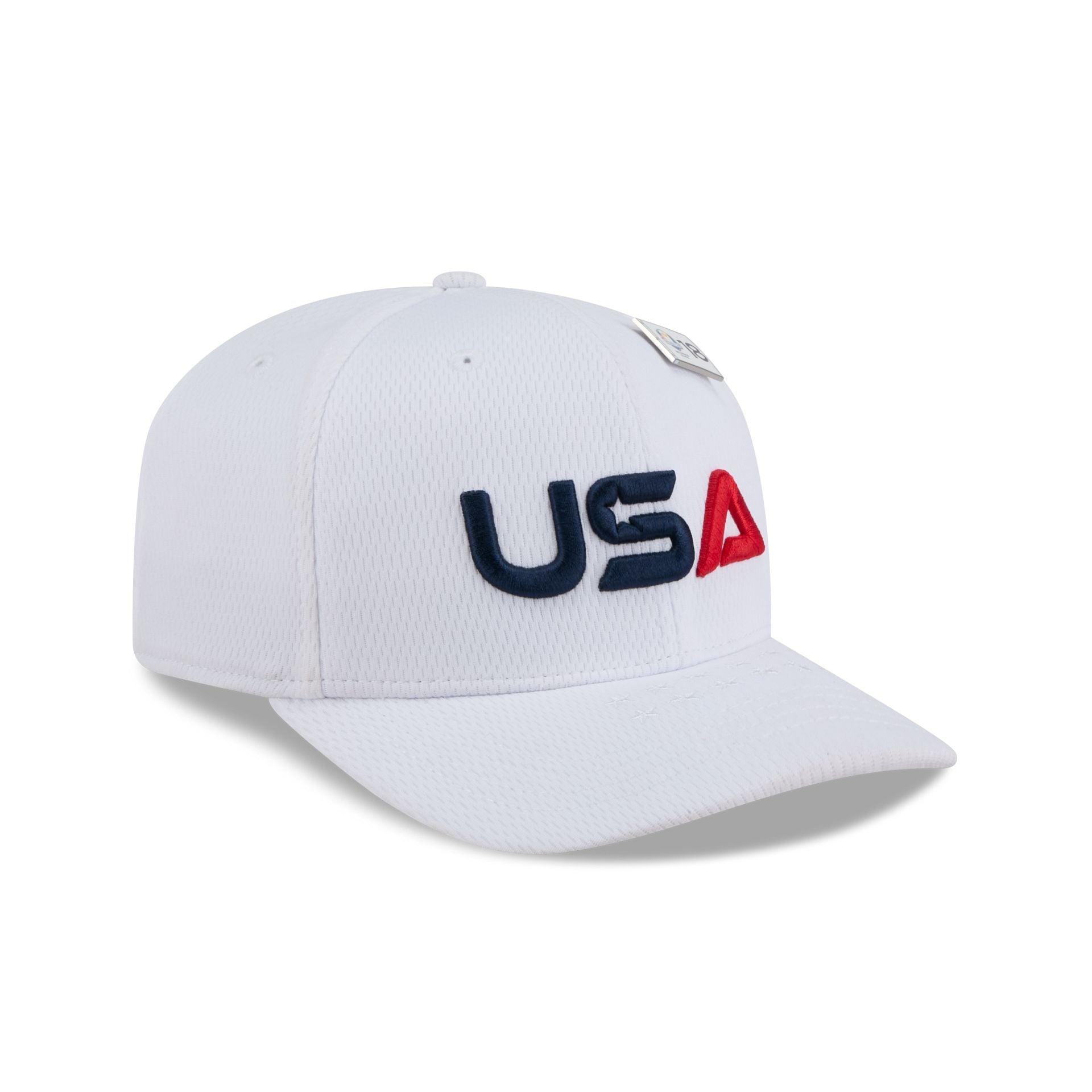 2025 Ryder Cup Team USA White 9SEVENTY Stretch-Snap Hat Male Product Image