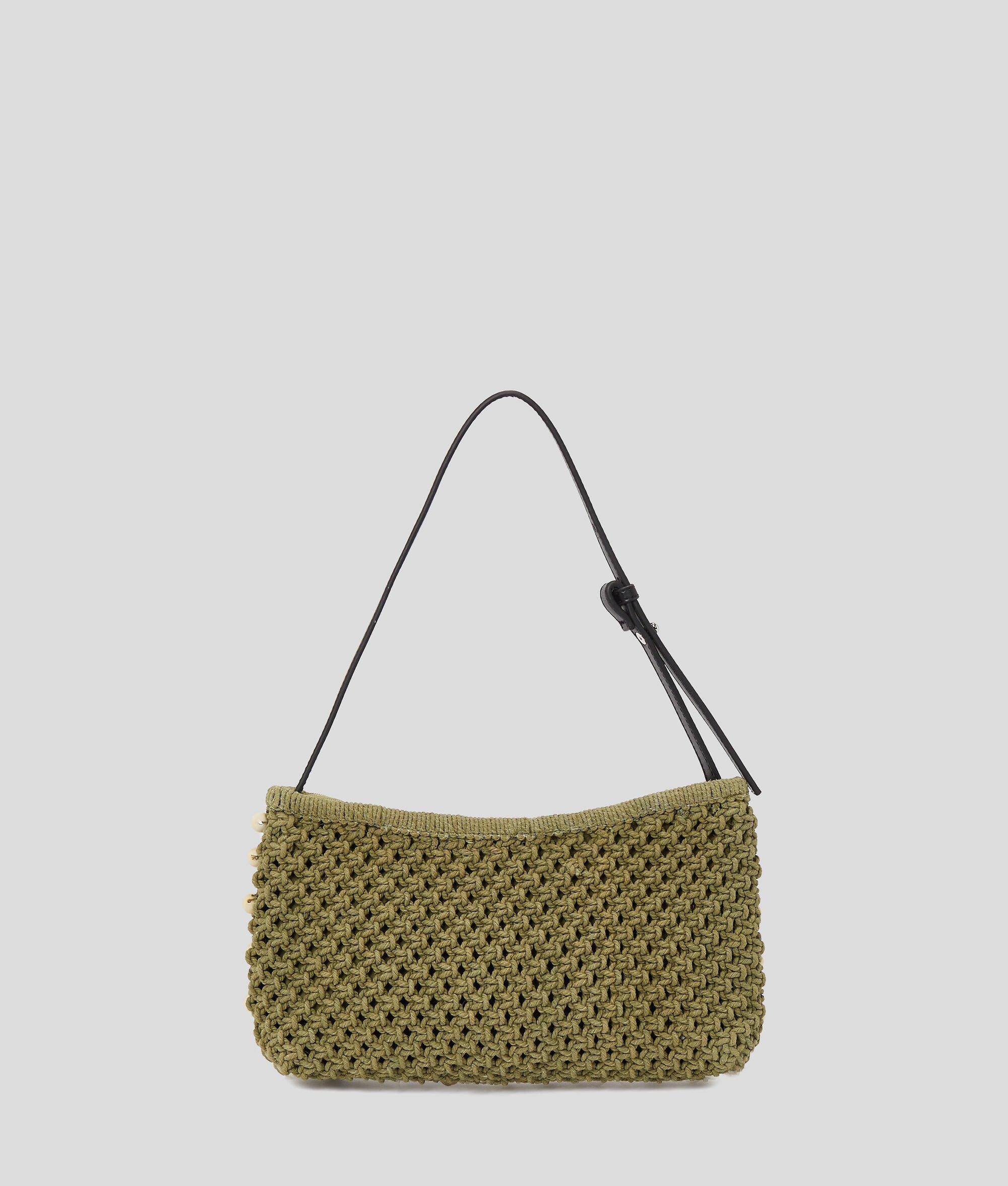 CROCHET BEADED SHOULDER BAG Product Image
