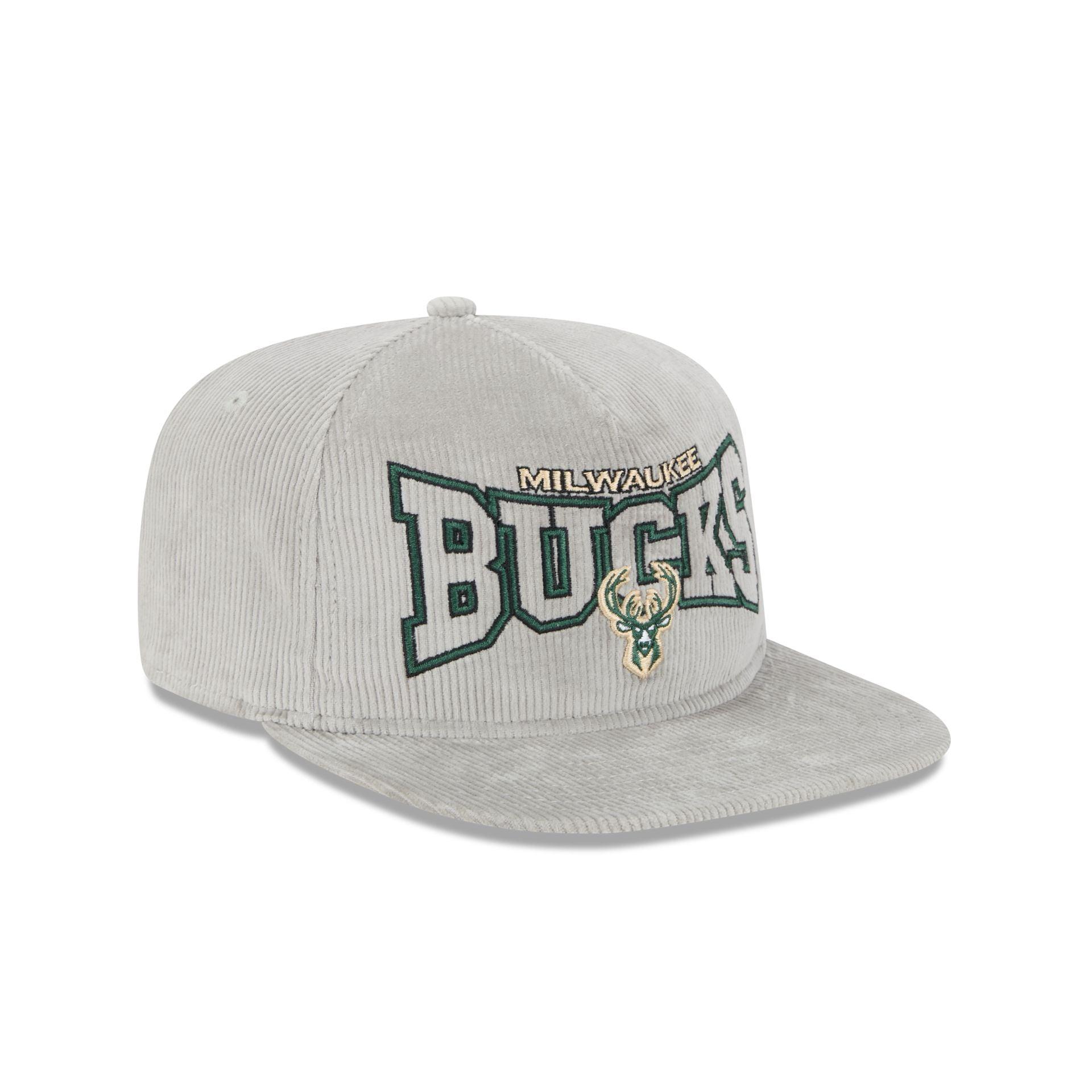 Milwaukee Bucks Gray Cord Golfer Hat Male Product Image