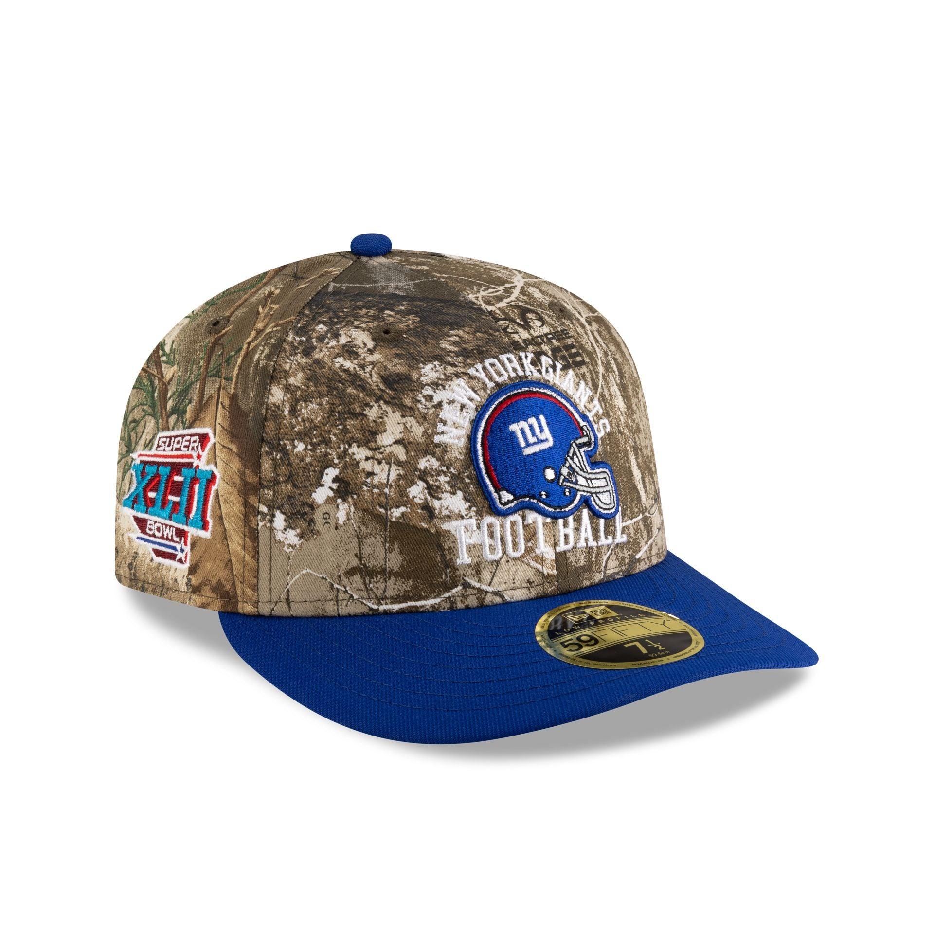 Just Caps Realtree New York Giants Low Profile 59FIFTY Fitted Hat Male Product Image