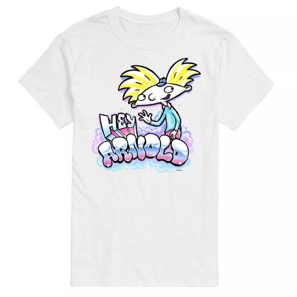 Big & Tall Hey Arnold! Airbrush Arnold Portrait Graphic Tee, Men's,  Product Image