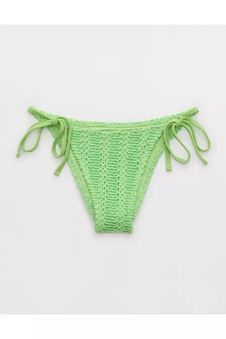 Aerie The Sunbun Cloudweave Crochet Bikini Bottom Women's Product Image