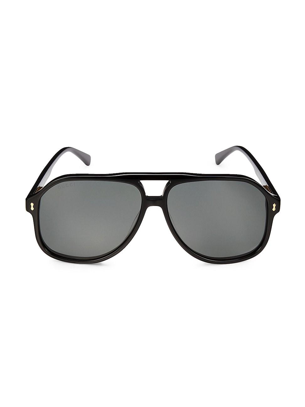 Mens 60MM Pilot Sunglasses Product Image