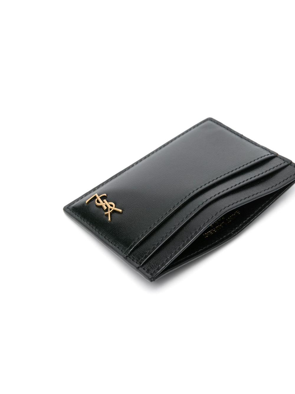 Cassandre-logo leather card holder Product Image