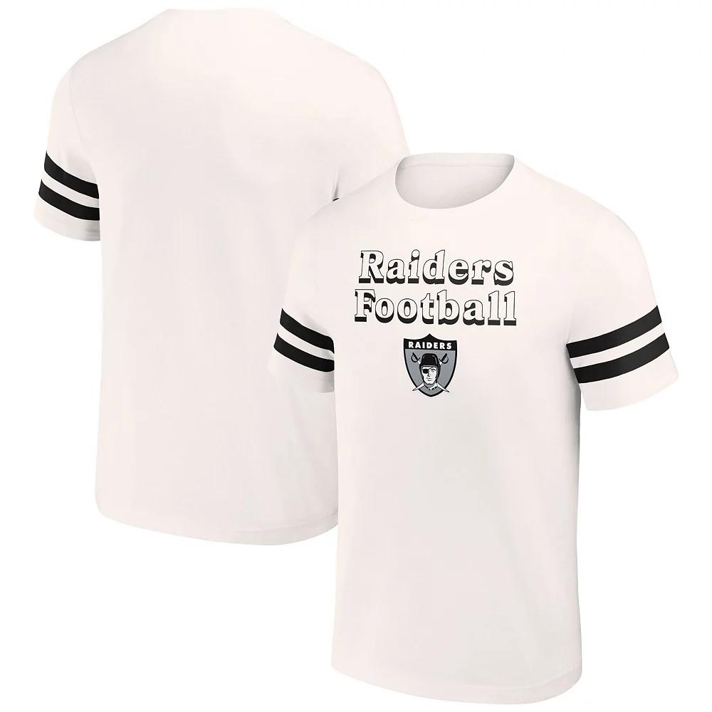 Men's NFL x Darius Rucker Collection by Fanatics Cream Las Vegas Raiders Vintage T-Shirt, Size: 2XL, Lvr Beige Product Image