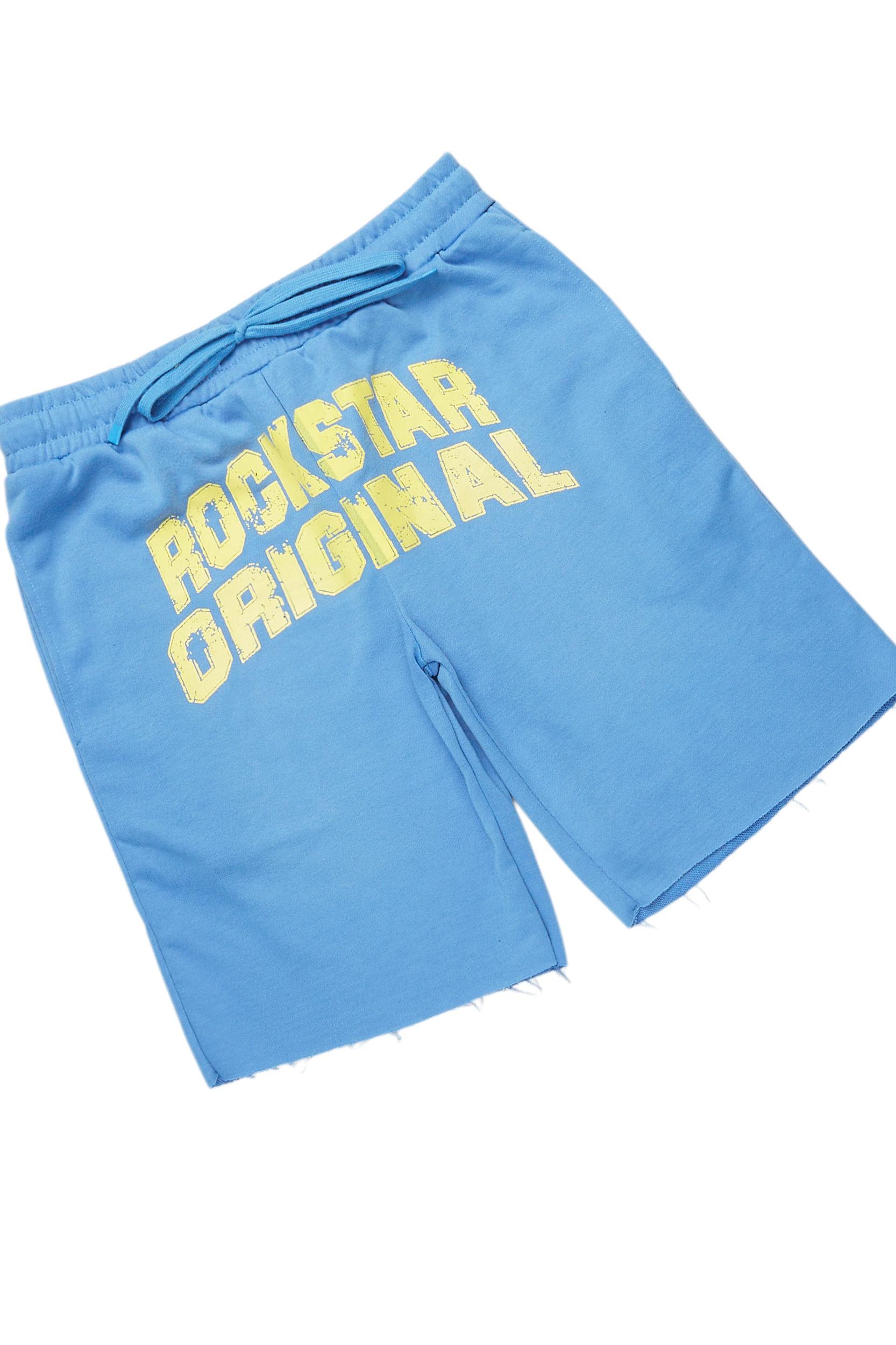Chikata Blue T-Shirt Short Set Female Product Image