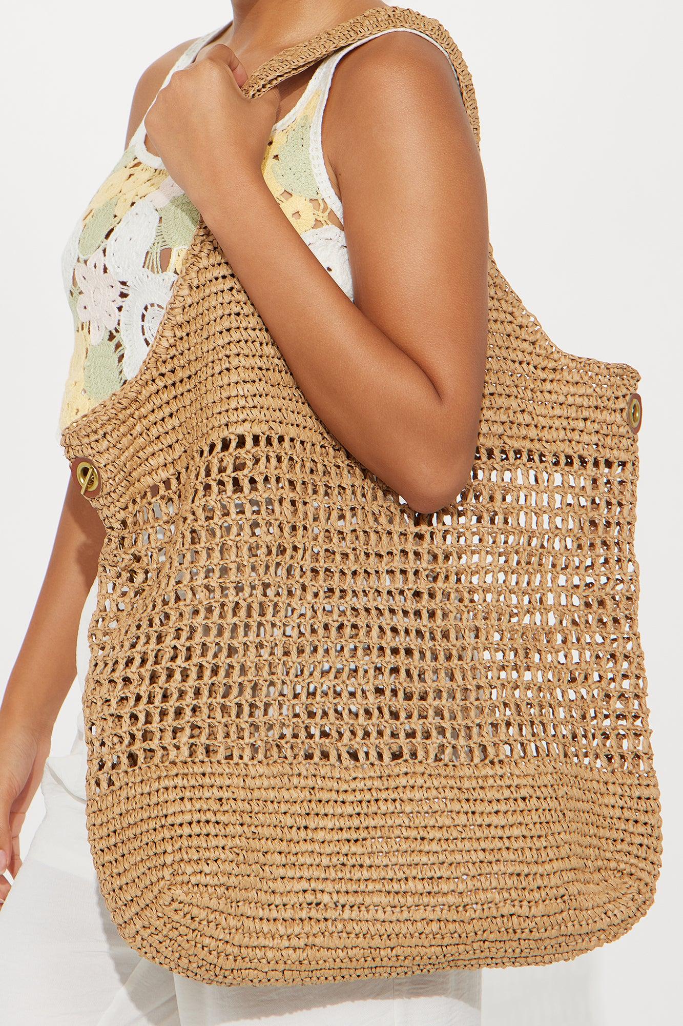 Sandy Toes Tote Bag - Tan Product Image