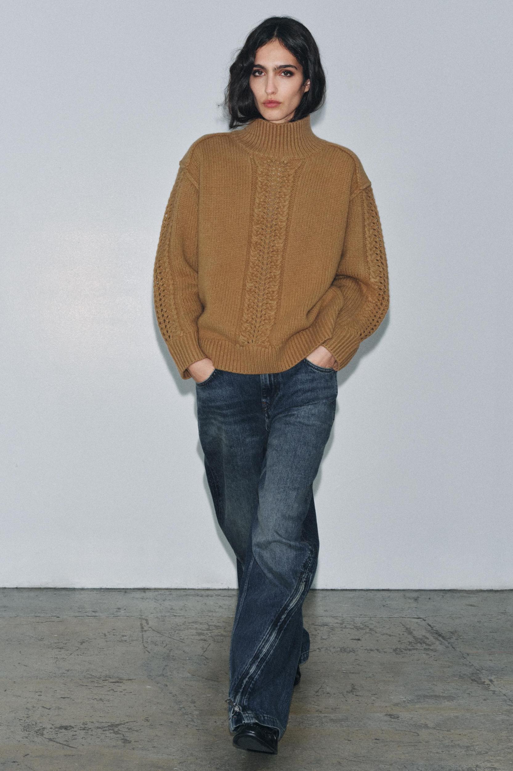 ZW COLLECTION MID-RISE BALLOON JEANS WITH ZIPPERS LIMITED EDITION Product Image