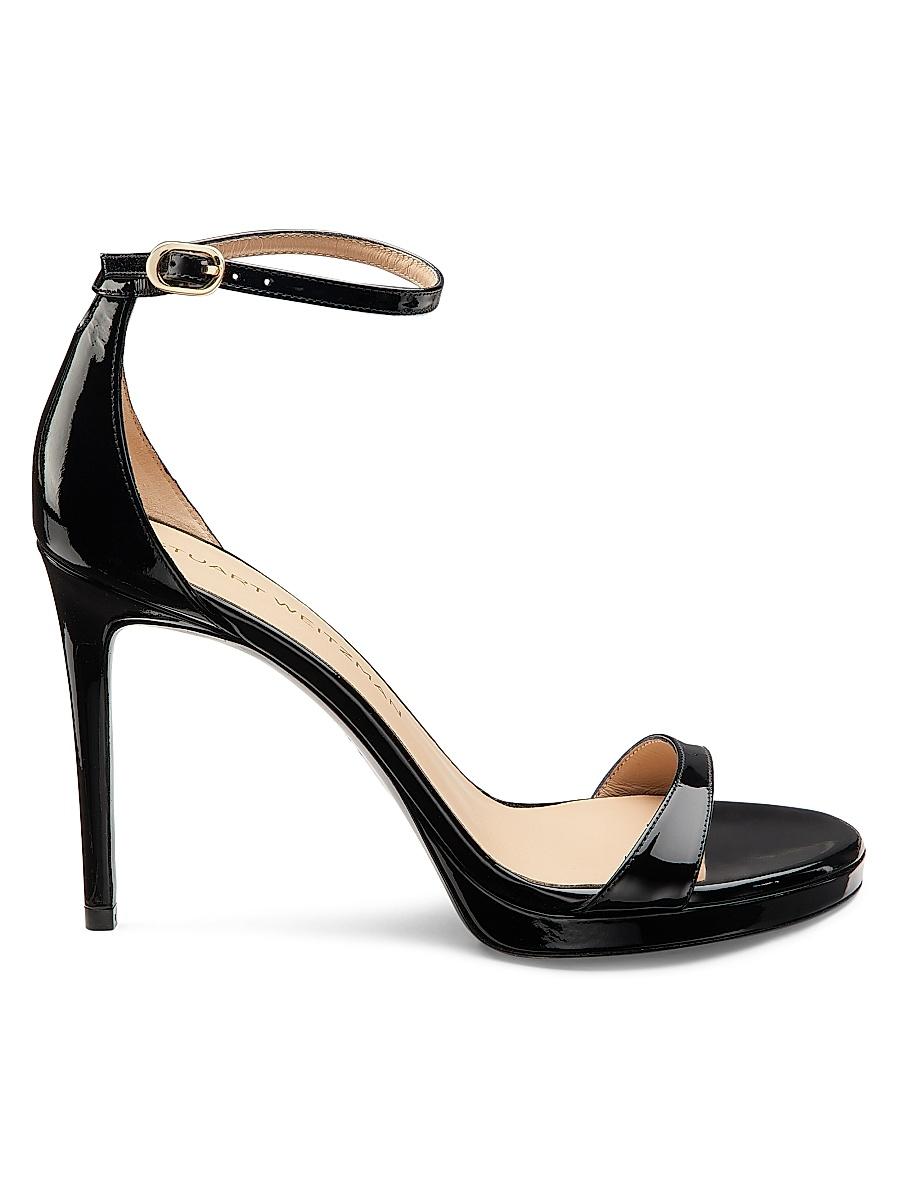 Womens Nudist 100MM Patent Leather Sandals Product Image