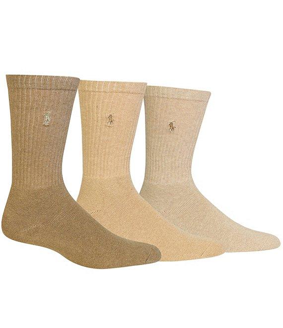 Polo Ralph Lauren Cushioned Rib Crew Socks 3-Pack Product Image