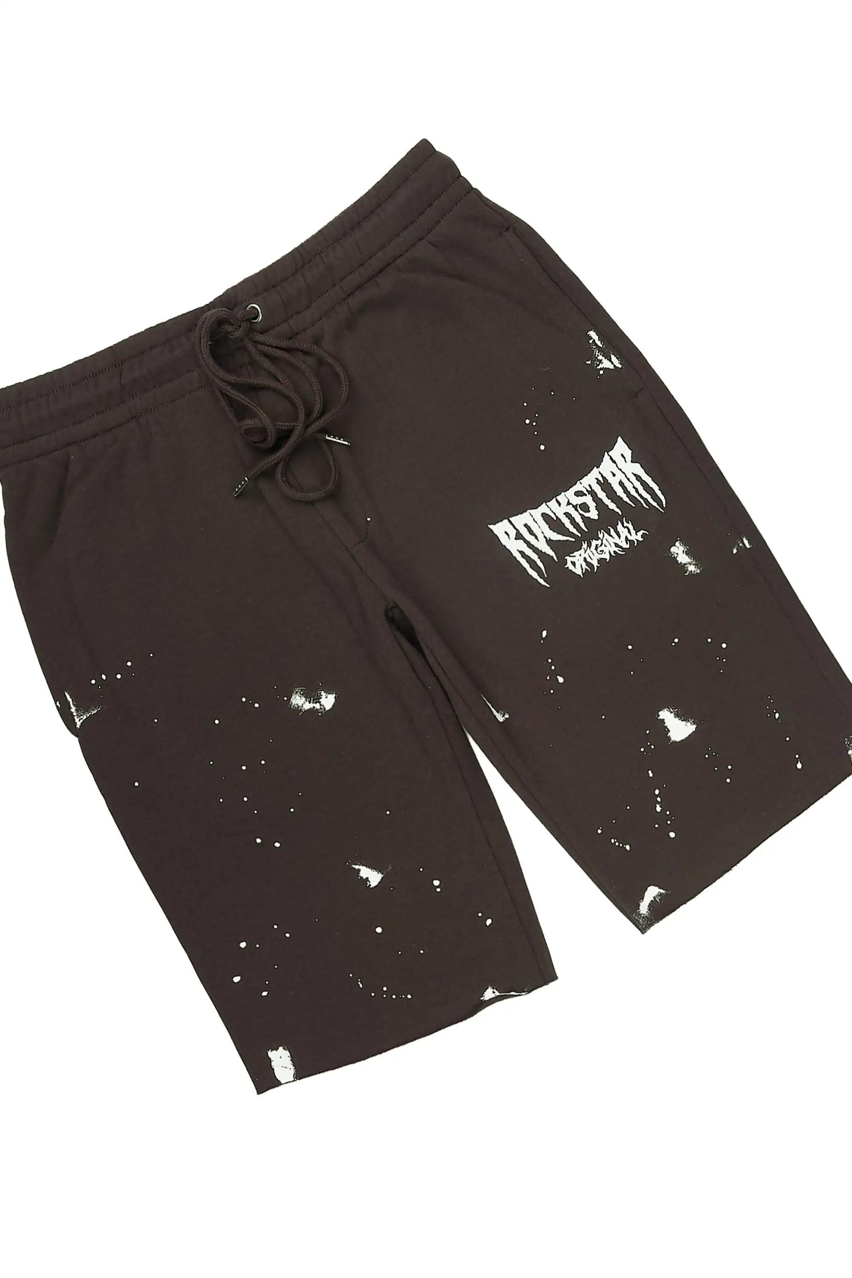 Twinkle White/Iron T-Shirt/Short Set Male Product Image